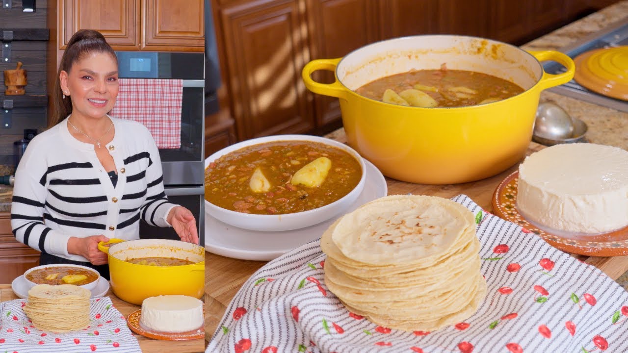 Las Mejores Lentejas Charras Con Tortillas Hechas a Mano!
