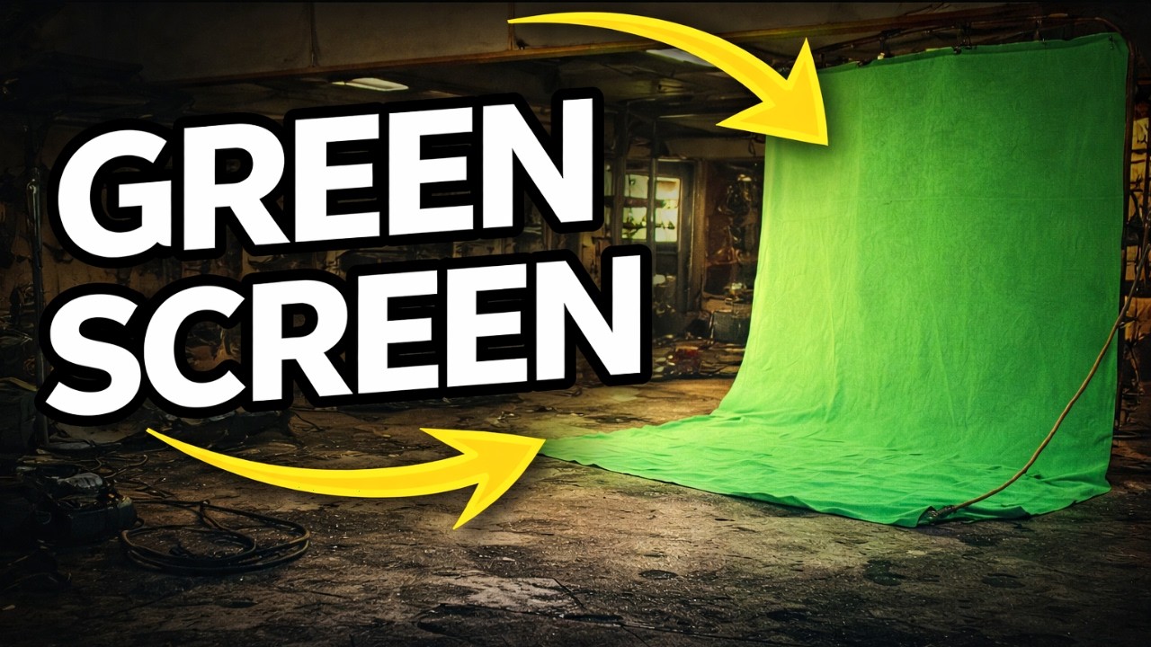 Testing Green Screen in My Studio for the First Time