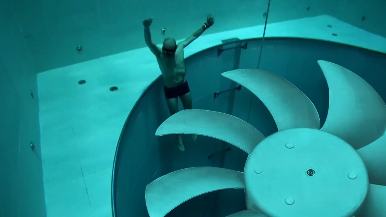 er konnte dem tiefsten Pool nicht entkommen..
