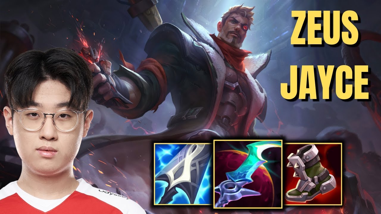 T1 ZEUS PLAYS JAYCE VS CAMILLE TOP - PATCH 11.15