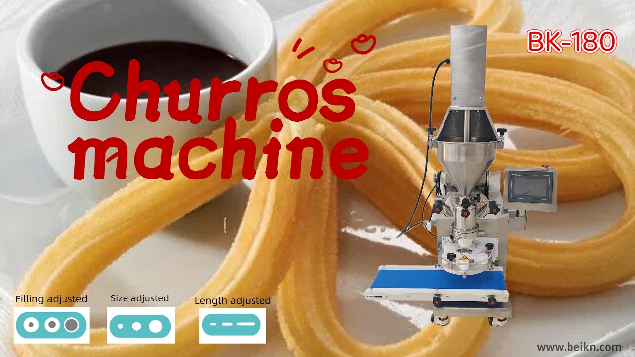 How to Make 2500 Churros Per Hour | Compact Machine for Consistent Quality #manufacturing
