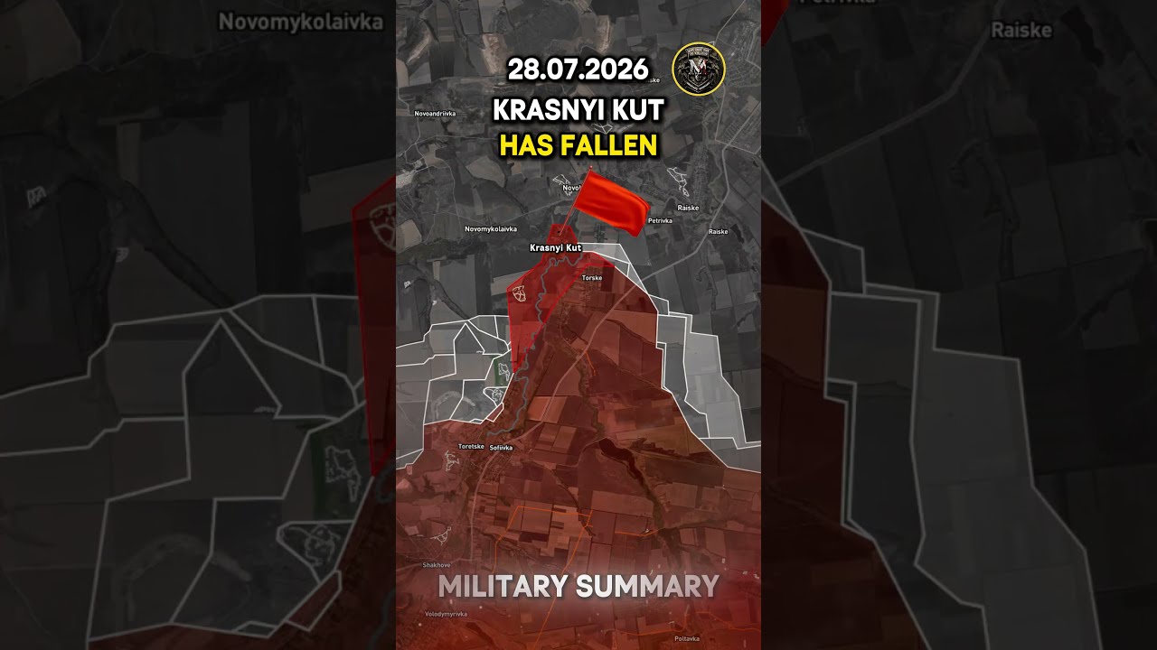 ⚔️ KRASNYI KUT HAS FALLEN 🎯 Military Summary 2026.07.28 #ukraine #russia #ukrainewar