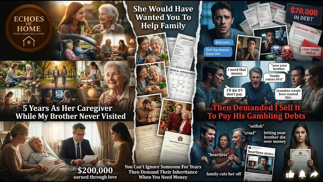 My Grandmother Left Me Her House In Her Will. My Family Demanded I Sell It To Pay Off My Brother...