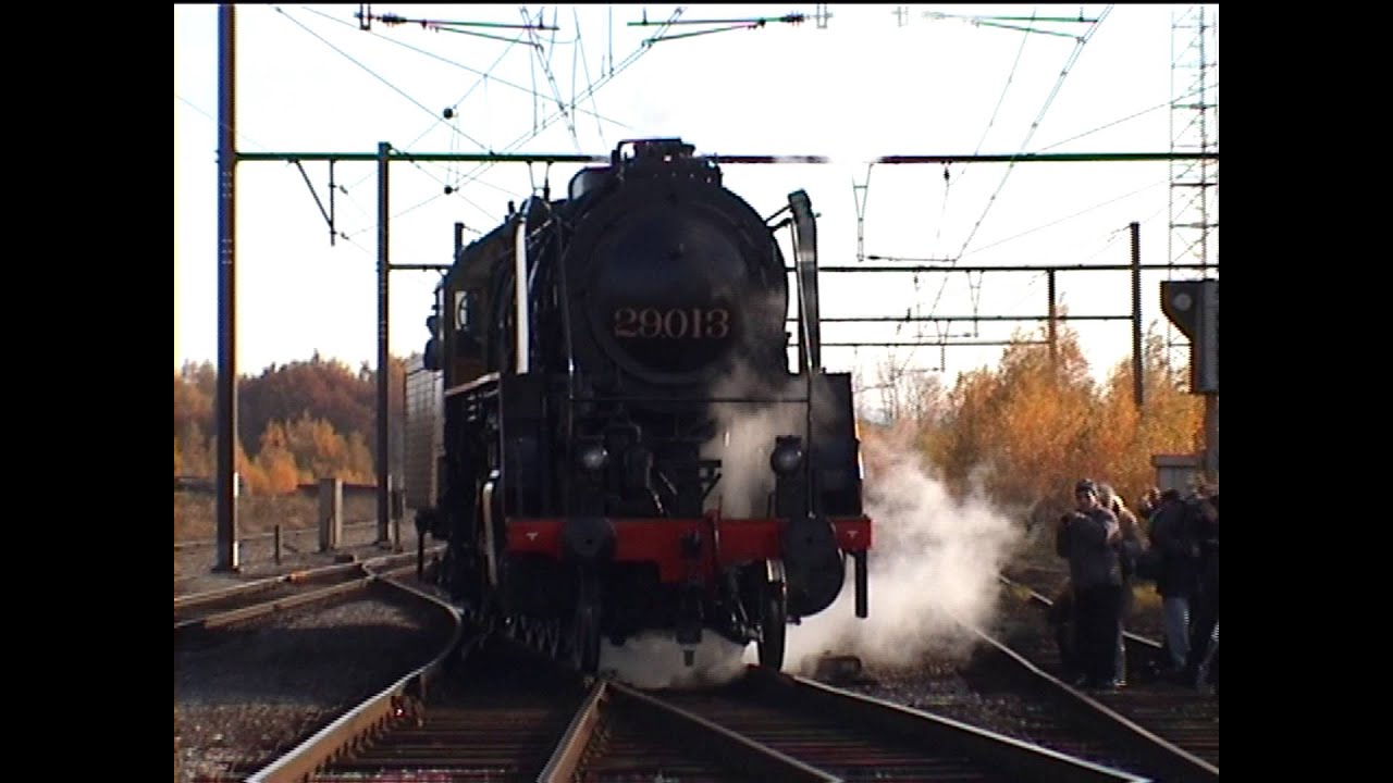 SNCB-NMBS, 08/11/2003  le retour de la locomotive à vapeur 29013, patrimoine historique (DV)