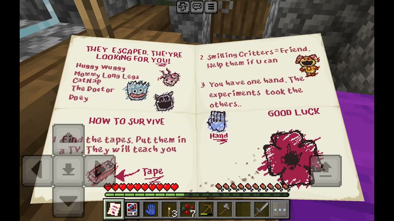 Huggy & friends contra minecraft [parte1]