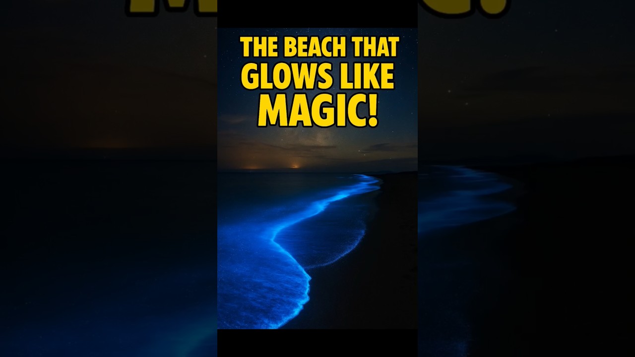 The Beach That Glows Like Magic!