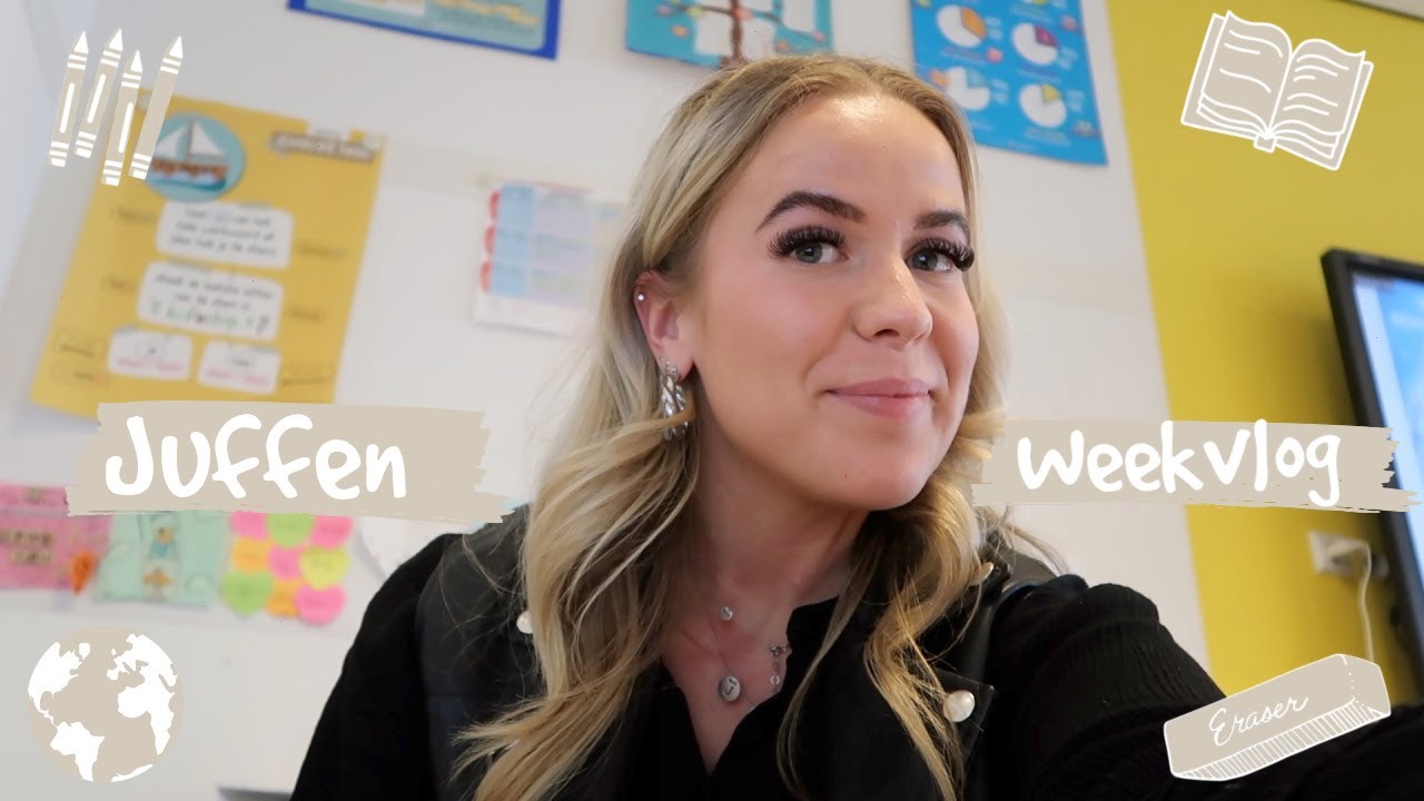 JUFFEN WEEKVLOG 🏫 Projectweek, haar krullen, knutselen & NA-KD unboxing 📚  | Janette