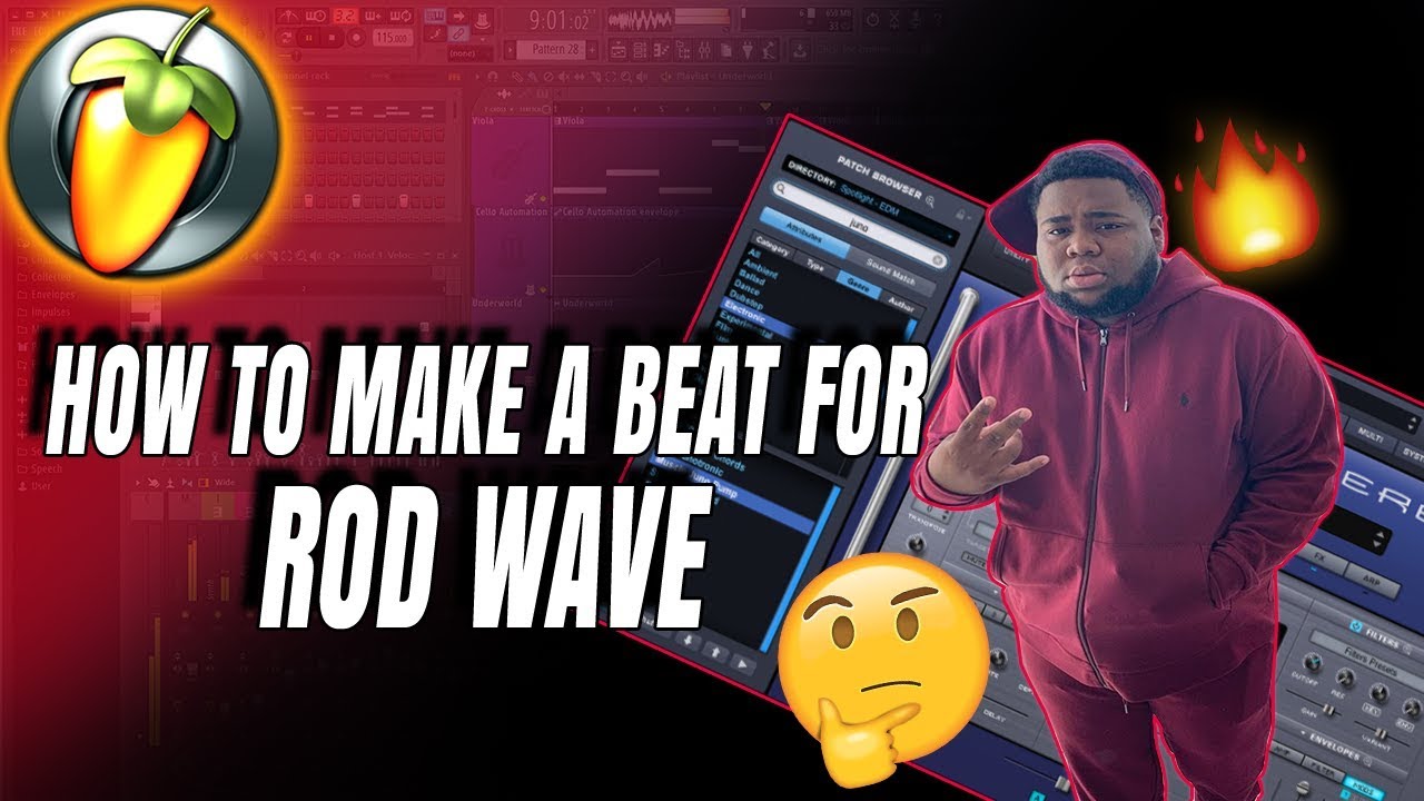 How To Make A Beat For Rod Wave | How To Make A Emotional Type Beats Fl Studio Tutorial
