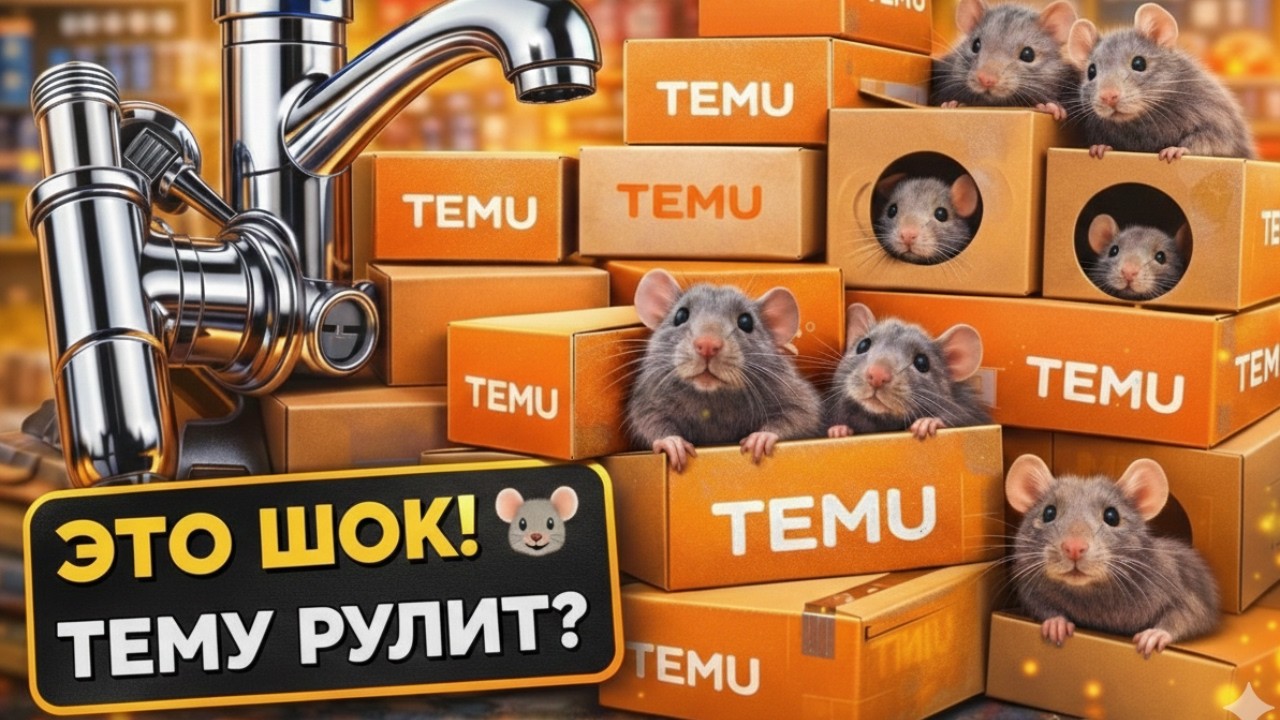 РАСПАКОВКА, которую я ждал месяц: От мышей до смесителя!