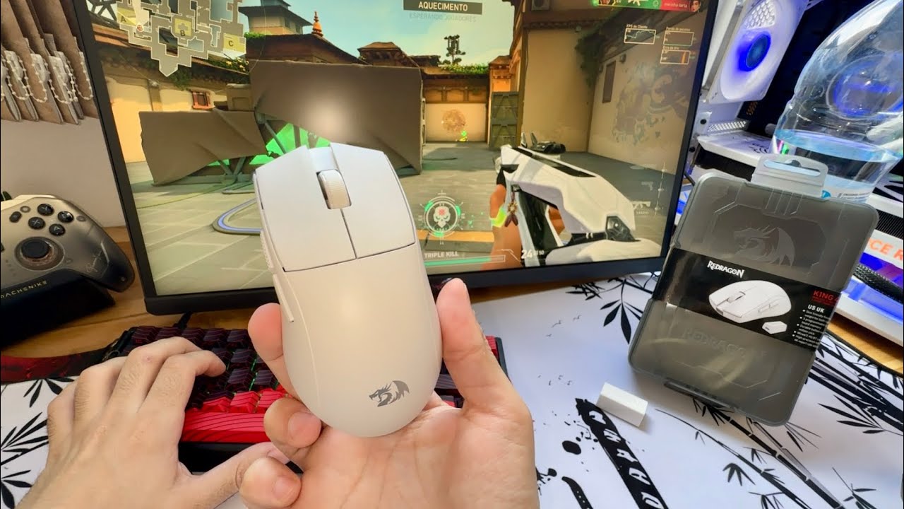 Testando o Melhor Mouse da Redragon - King PRO 4000Hz