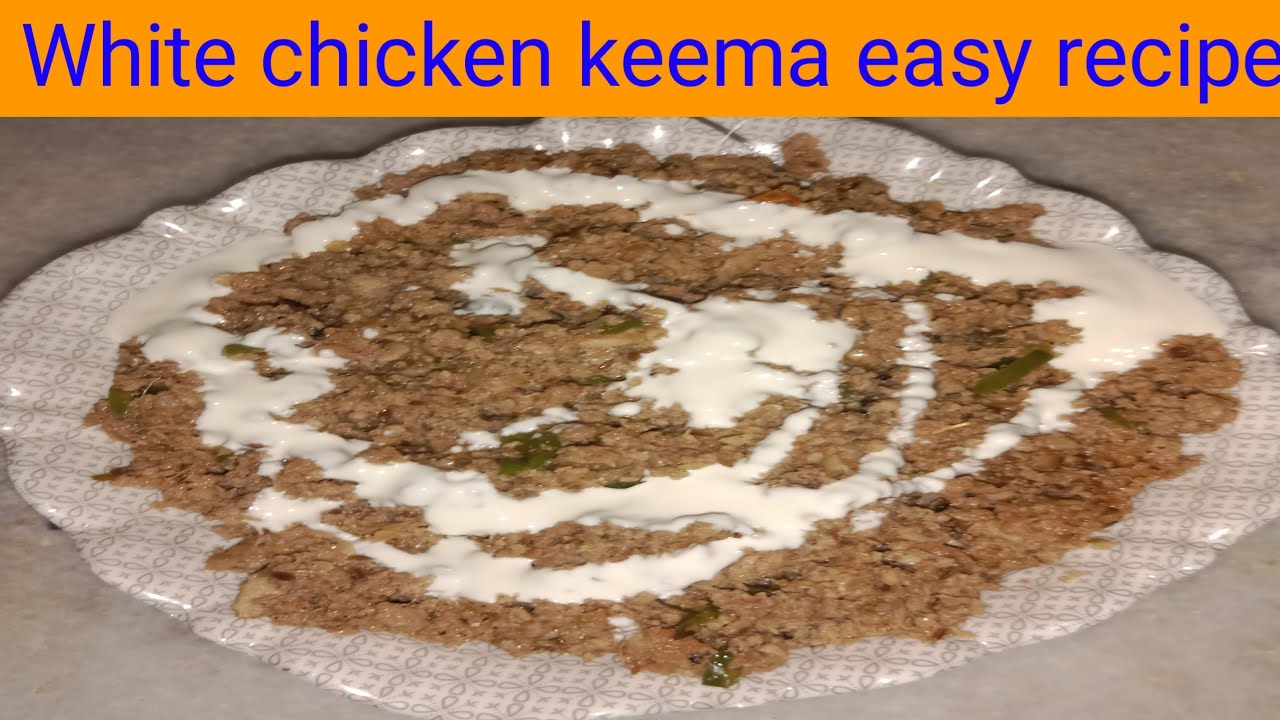 White chicken keema by abdulrehman cooking and vlogs