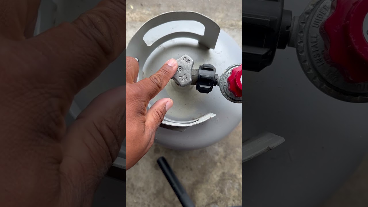 How To Properly Connect A Propane Tank To Your Cooker #outdoorcooking #crawfishboil