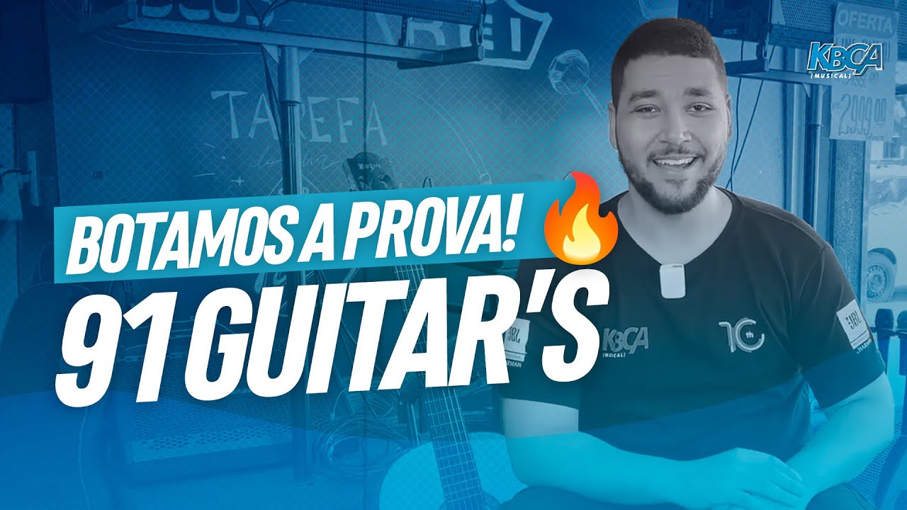 91 Guitar’s testado e aprovado? A experiência por trás dos produtos!