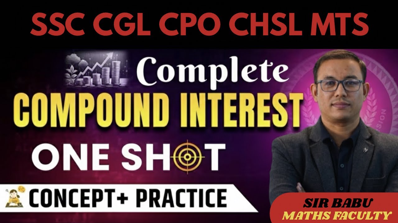 COMPOUND INTEREST (CLASS -1) | BY SIR BABU (VISION ACADEMY MANIPUR)
