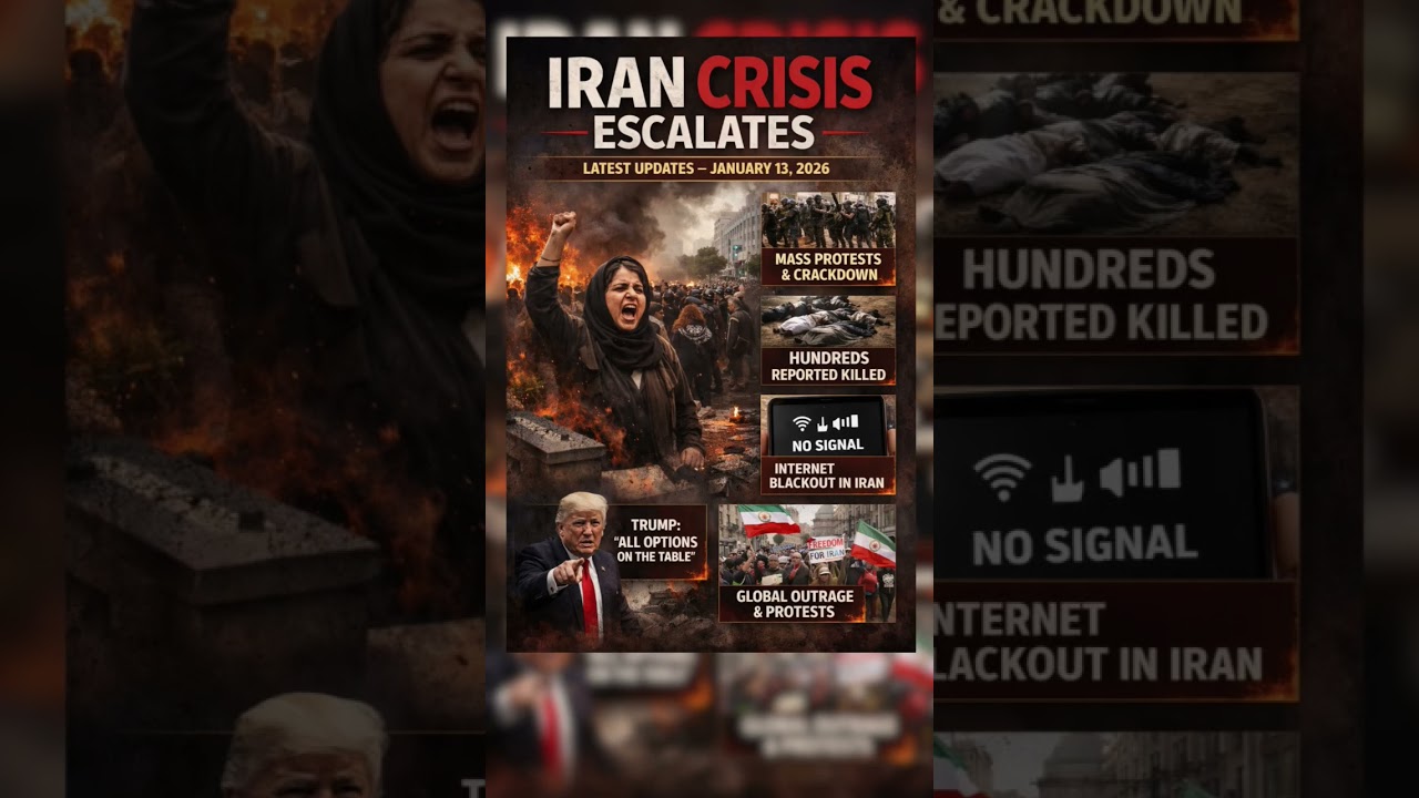 #BreakingNews #TodayBreakingNews #IranCrisis #IranProtests #IranUnrest