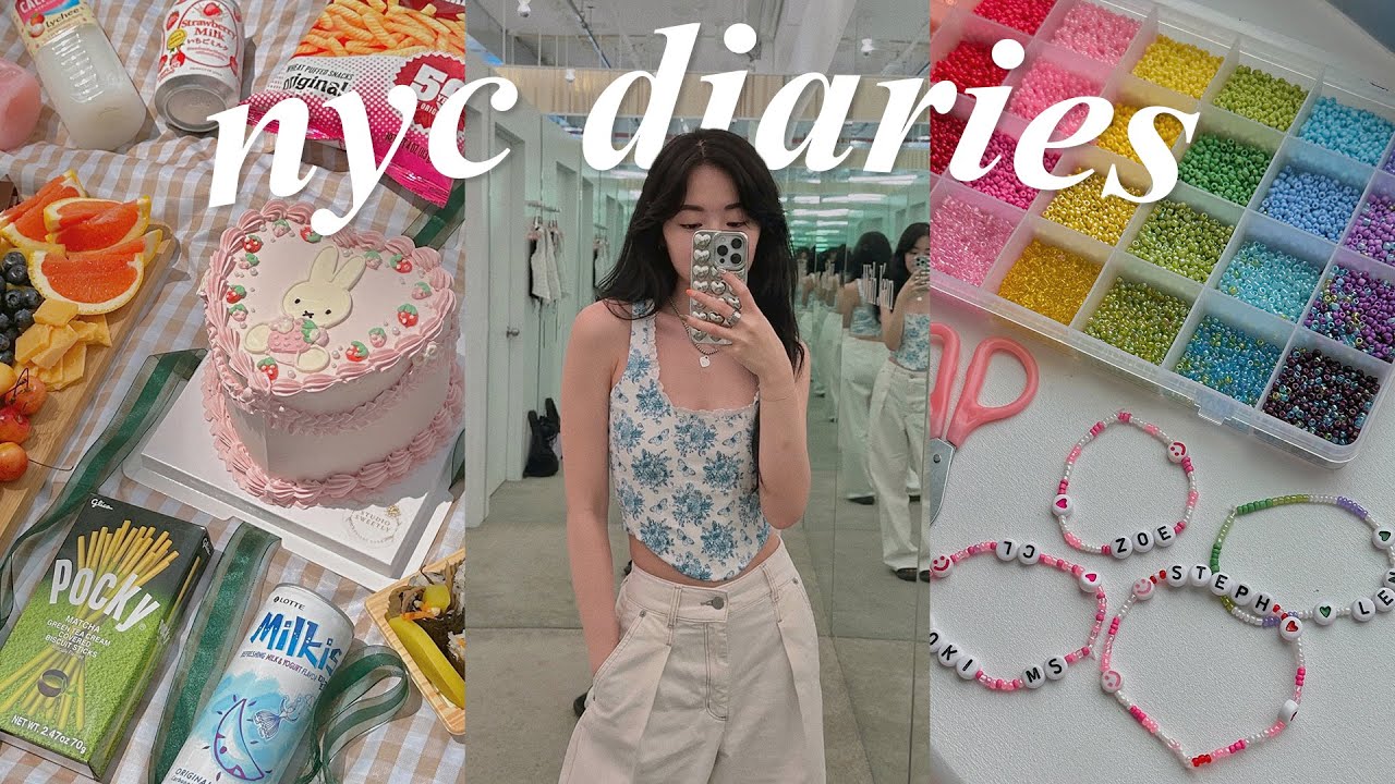 nyc diaries: summer in the city, picnics, bday celebrations & building furniture