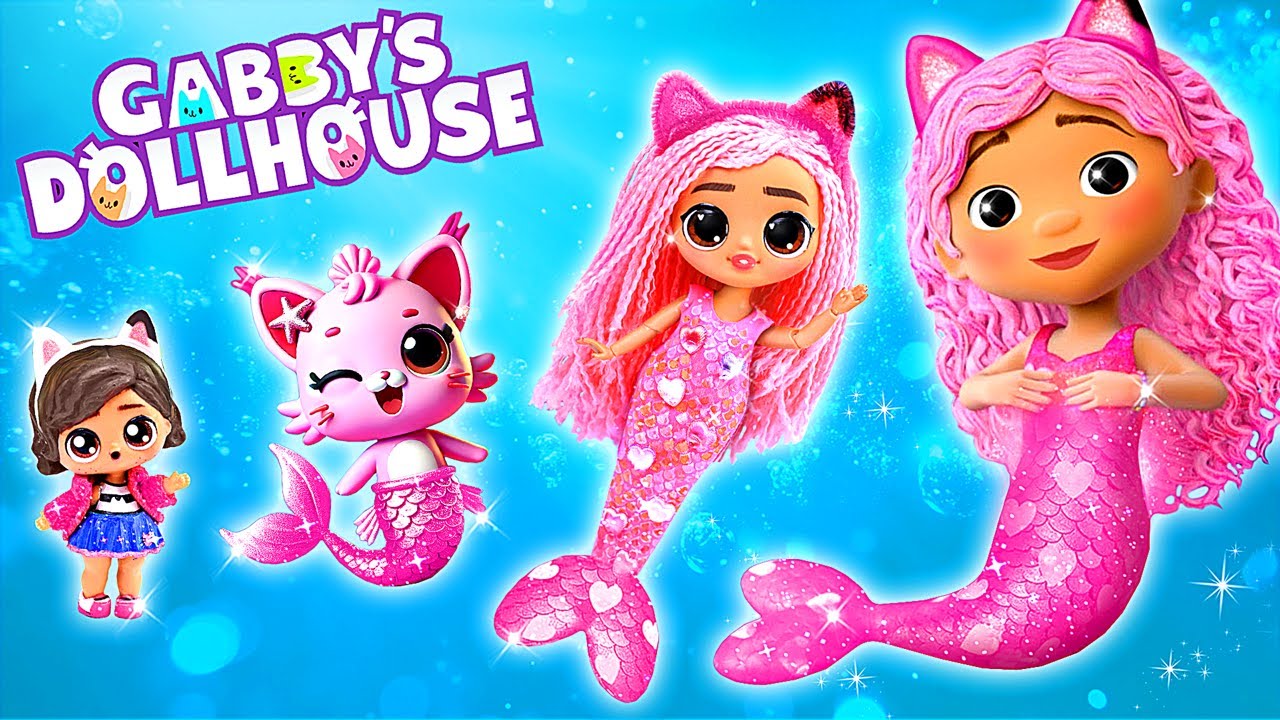La Maison De Poup&eacute;e De Gabby Sir&egrave;ne Magique! DIY LOL OMG