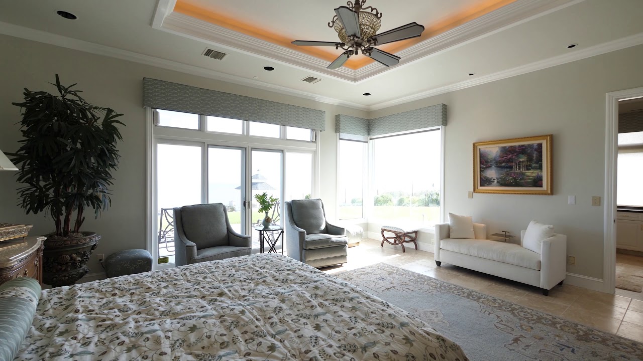 Motorized Roller Shades & Custom Upholstered Cornice Boxes by Arjay's Window Fashions