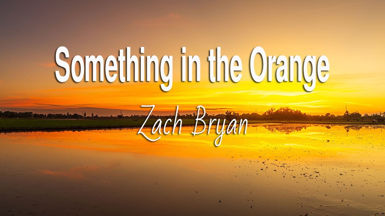 Zach Bryan - Something In The Orange (Lyrics)