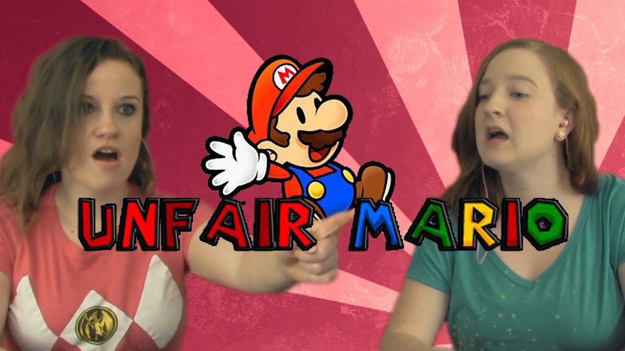 LET THE RAGE BEGIN! - Girls Play - Unfair Mario (part 1)