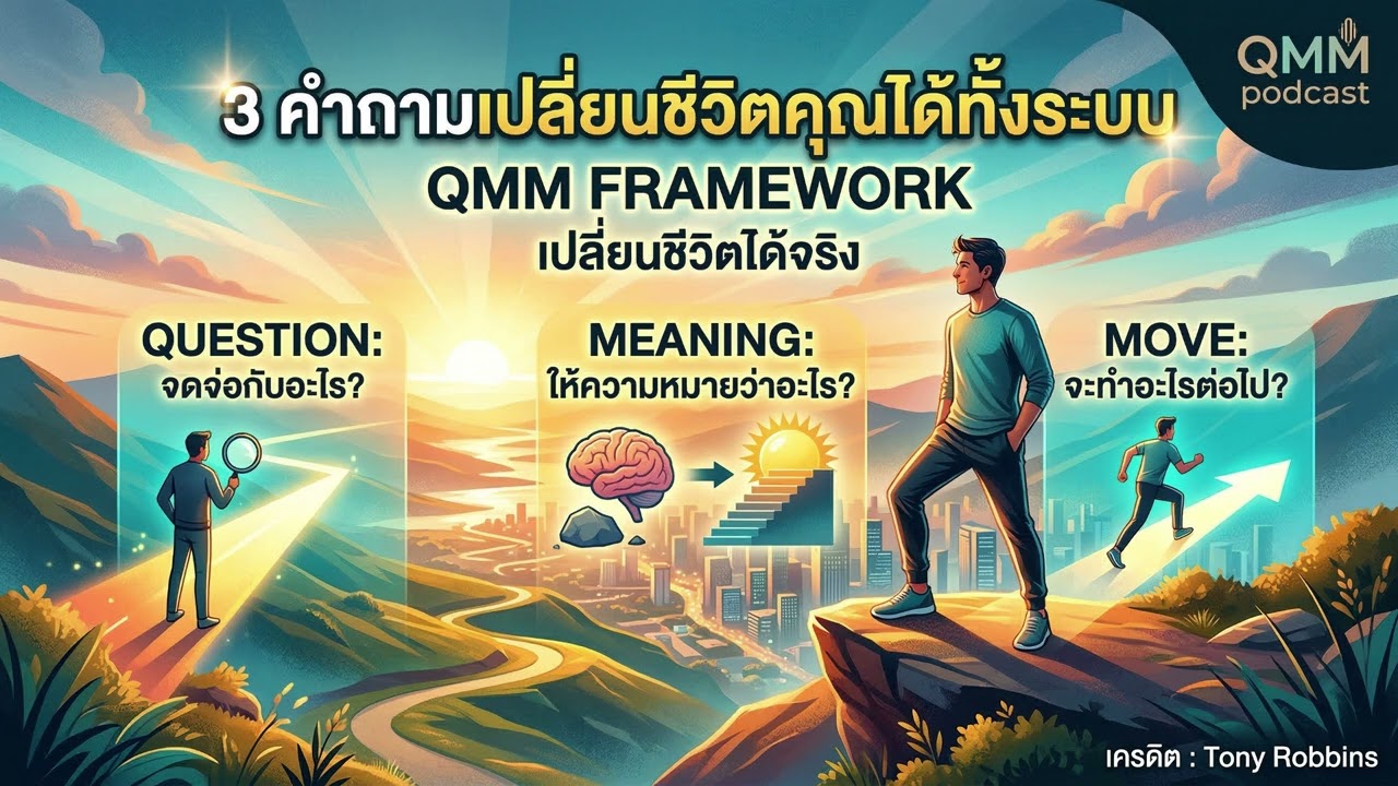 3 คำถามเปลี่ยนชีวิต! QMM Framework จาก Tony Robbins ที่จะปลุกพลังในตัวคุณ