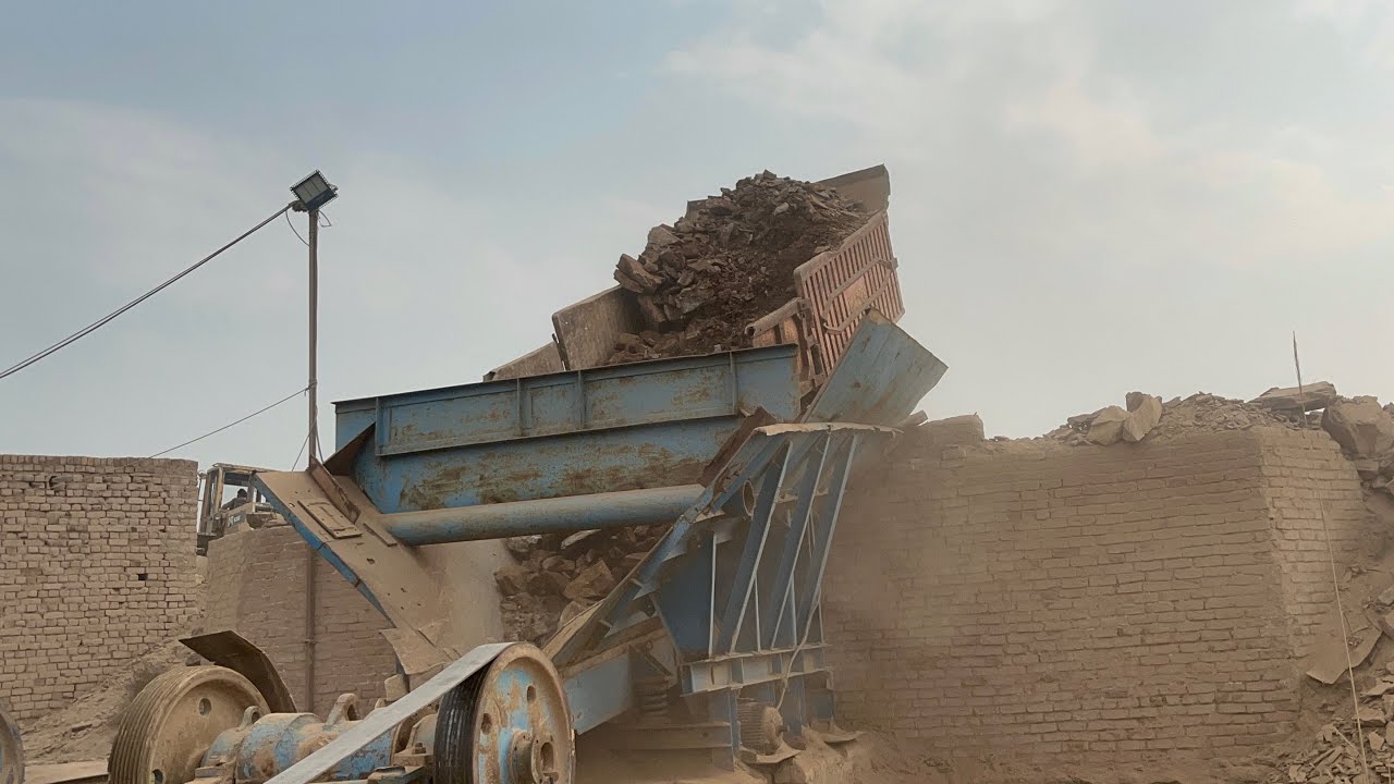 PLAYING With Giant Rocks.ASMR Rock Quarry CRUSHING Oprations primary jaw Crusher in action#asmr