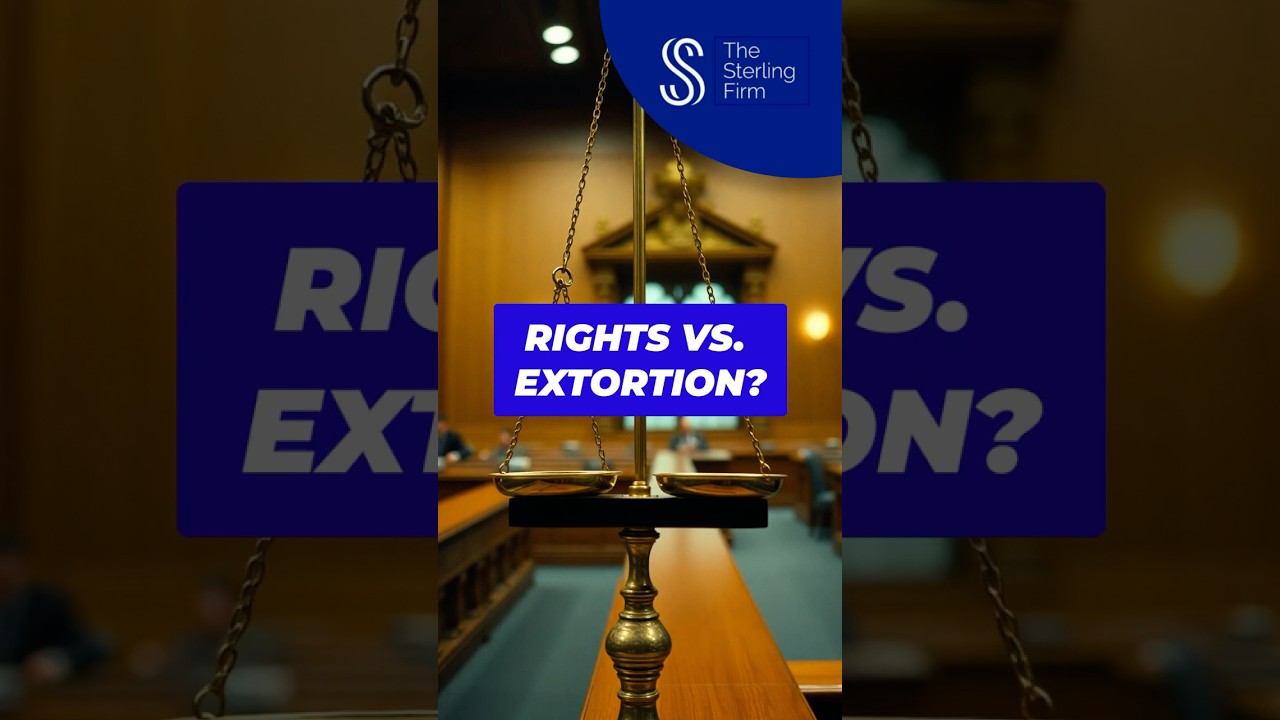 Know Your Rights: The Fine Line Between Legal Demands and Extortion
