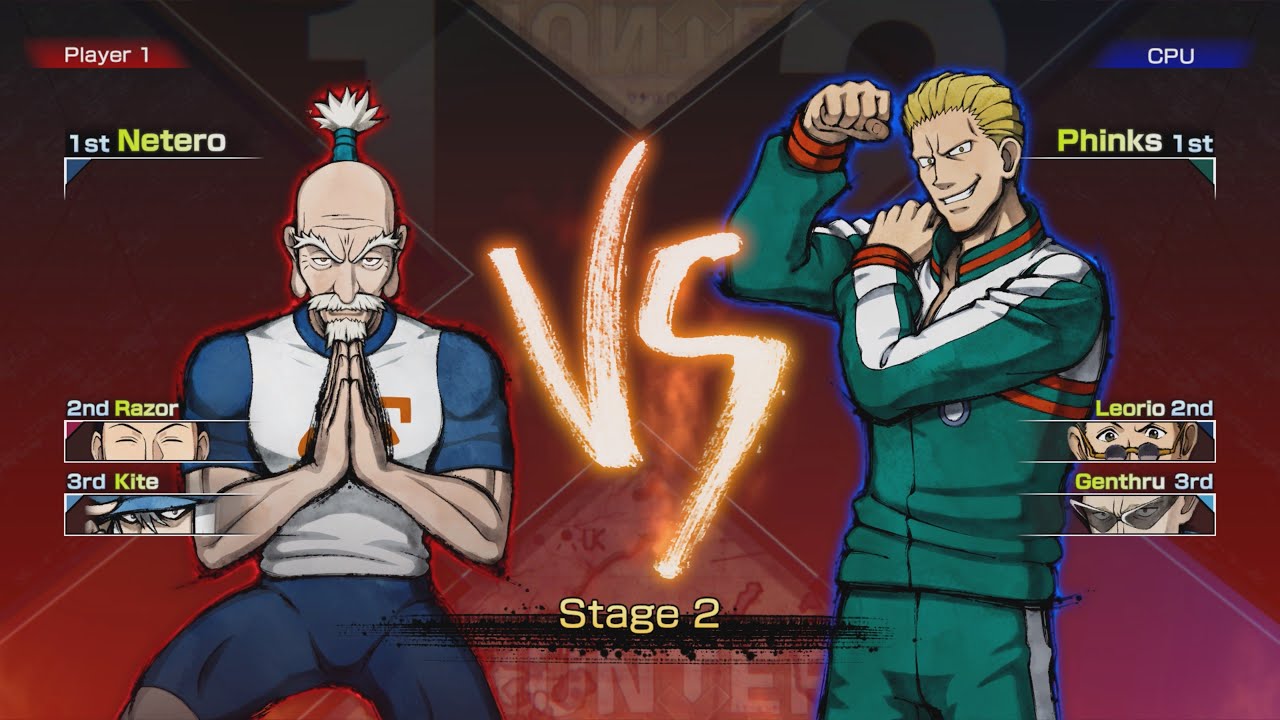 NETERO & RAZOR & KITE vs PHINKS & LEORIO & GENTHRU - Hunter × Hunter: Nen × Impact 2025