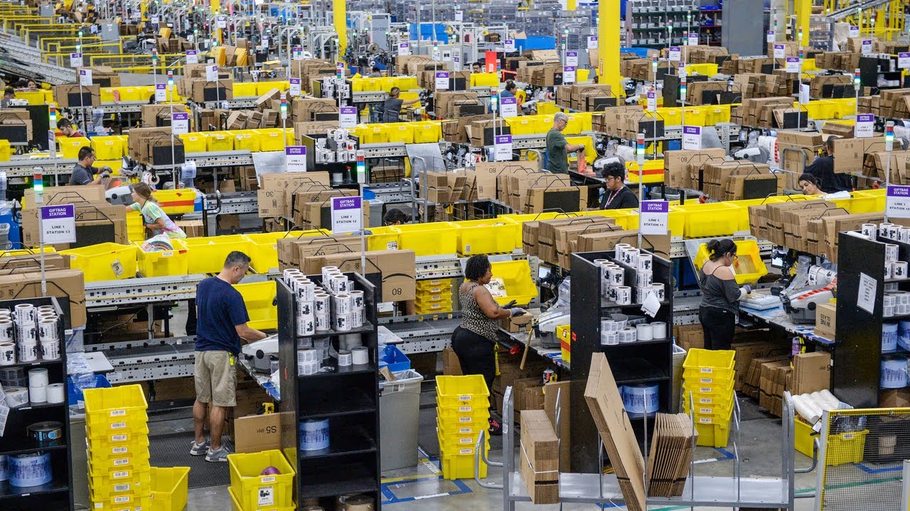 See inside Amazon's fulfillment center in Fresno