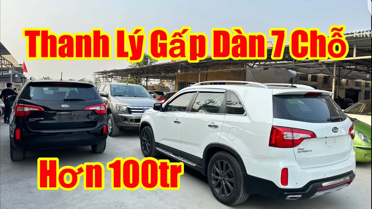Cần Thanh Lý Gấp - Dàn Xe 7 chỗ - Chỉ hơn 100tr trả thẳng - có xe 7 chỗ đi lại 0816662386-0976227726
