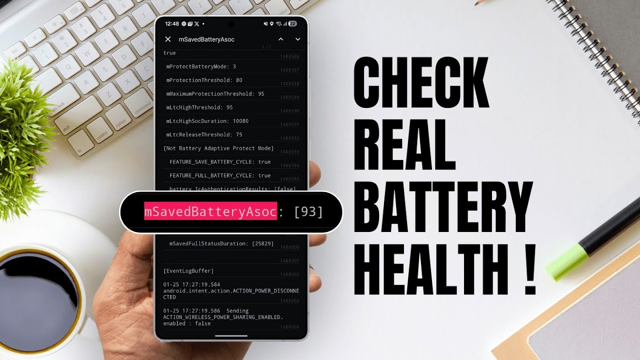 Check REAL BATTERY HEALTH NOW ! On your galaxy phone