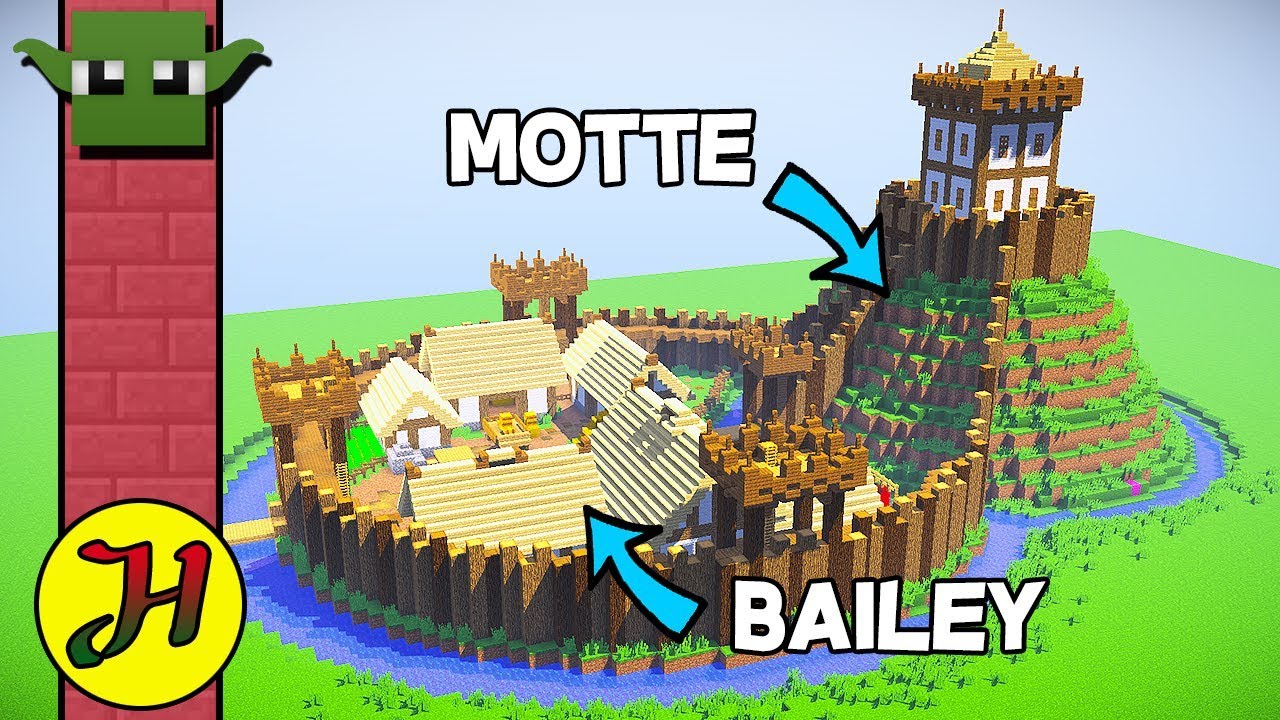 Учебник Minecraft: Замок Мотт и Бейли (деревня выживания) &mdash; часть 1/2