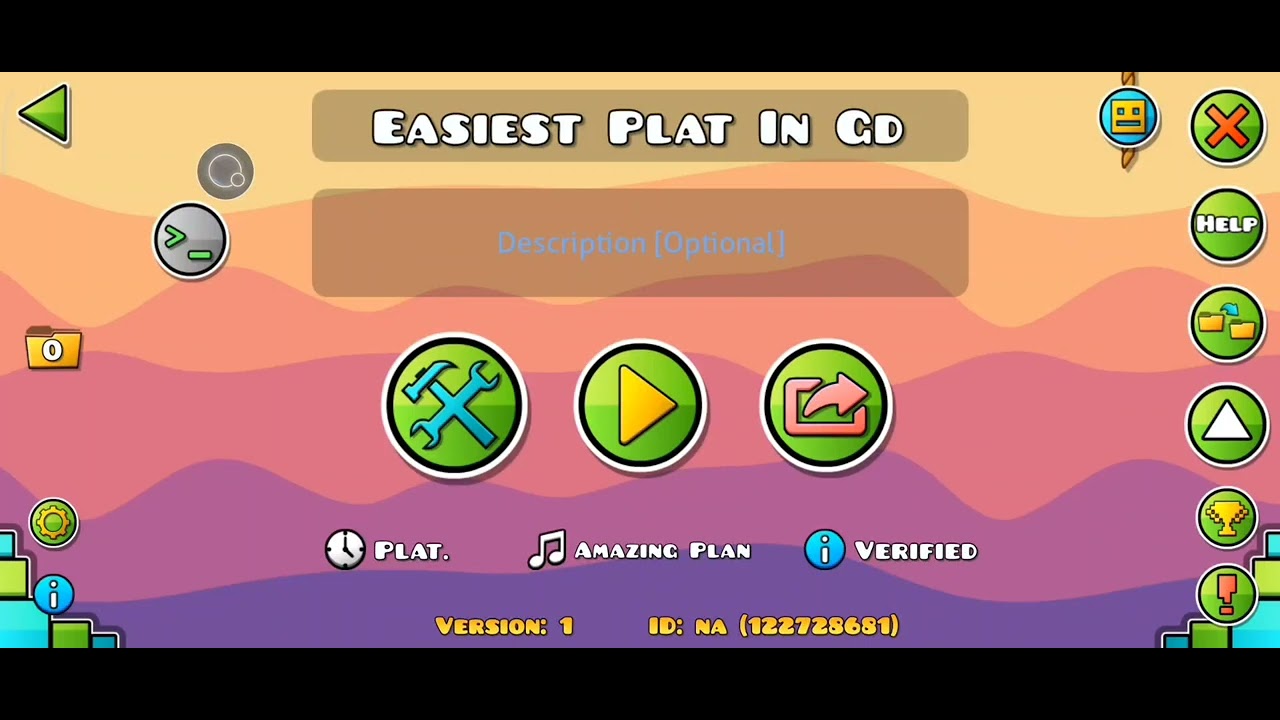 Как получить невозможную концовку в моем уровне Geometry Dash (ID: 122728681) #гд #gd #легкаяигра