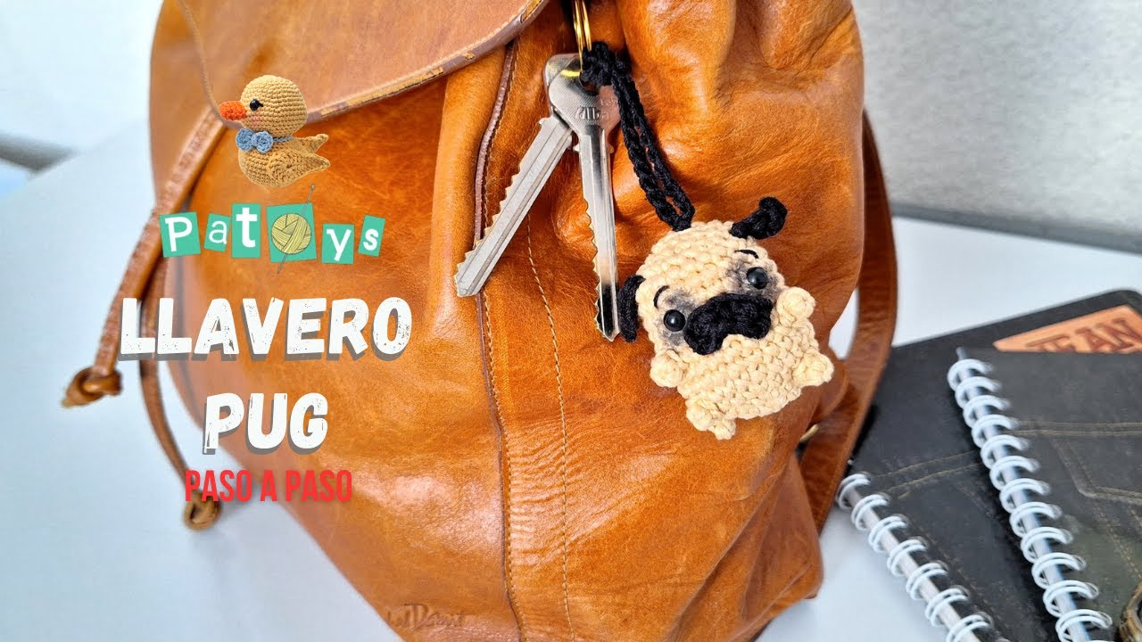 МОПС АМИГУРУМИ / ВЯЗАННЫЙ КРЮЧКОМ ЩЕНОК🐕🐾❤