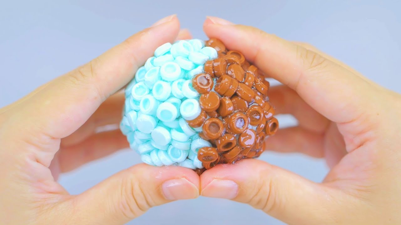 【ASMR】チョコミントチップスライム Chocolate Mint Slime【音フェチ】