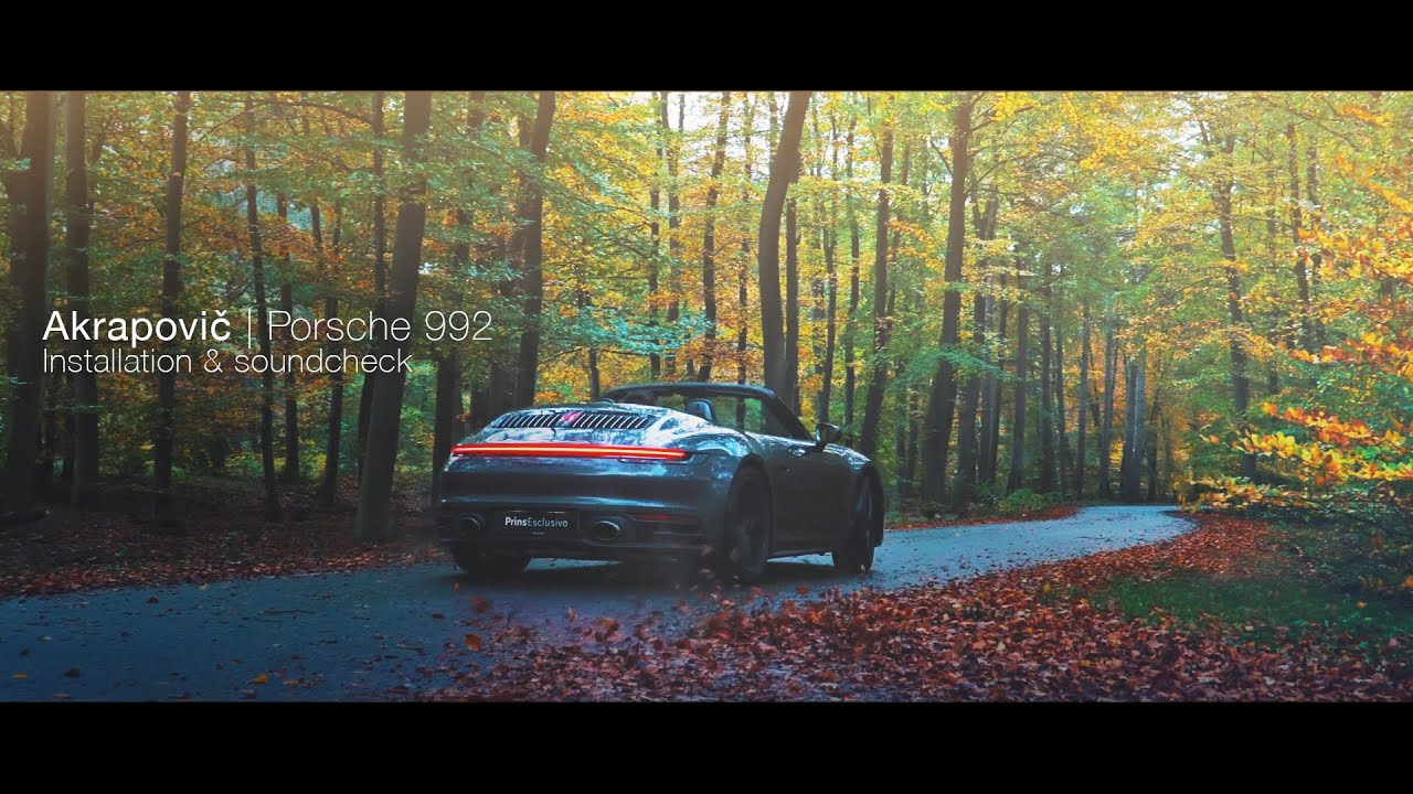 Akrapovic exhaust | Porsche 992 Carrera 4S