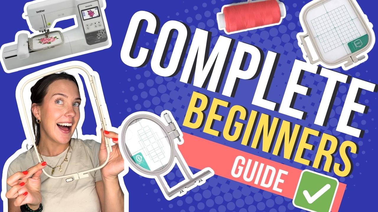 Beginners Guide to Hooping & Stabilizing for Machine Embroidery (Embroidery 101)