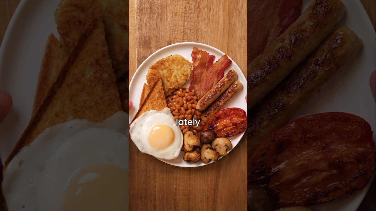 English breakfast in bed #shorts
