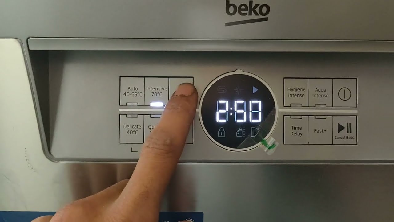 شرح غسالة اطباق بيكو 15 فرد زراير | استخدام البرامج بالتفصيل | موديل BDFN26520XQ