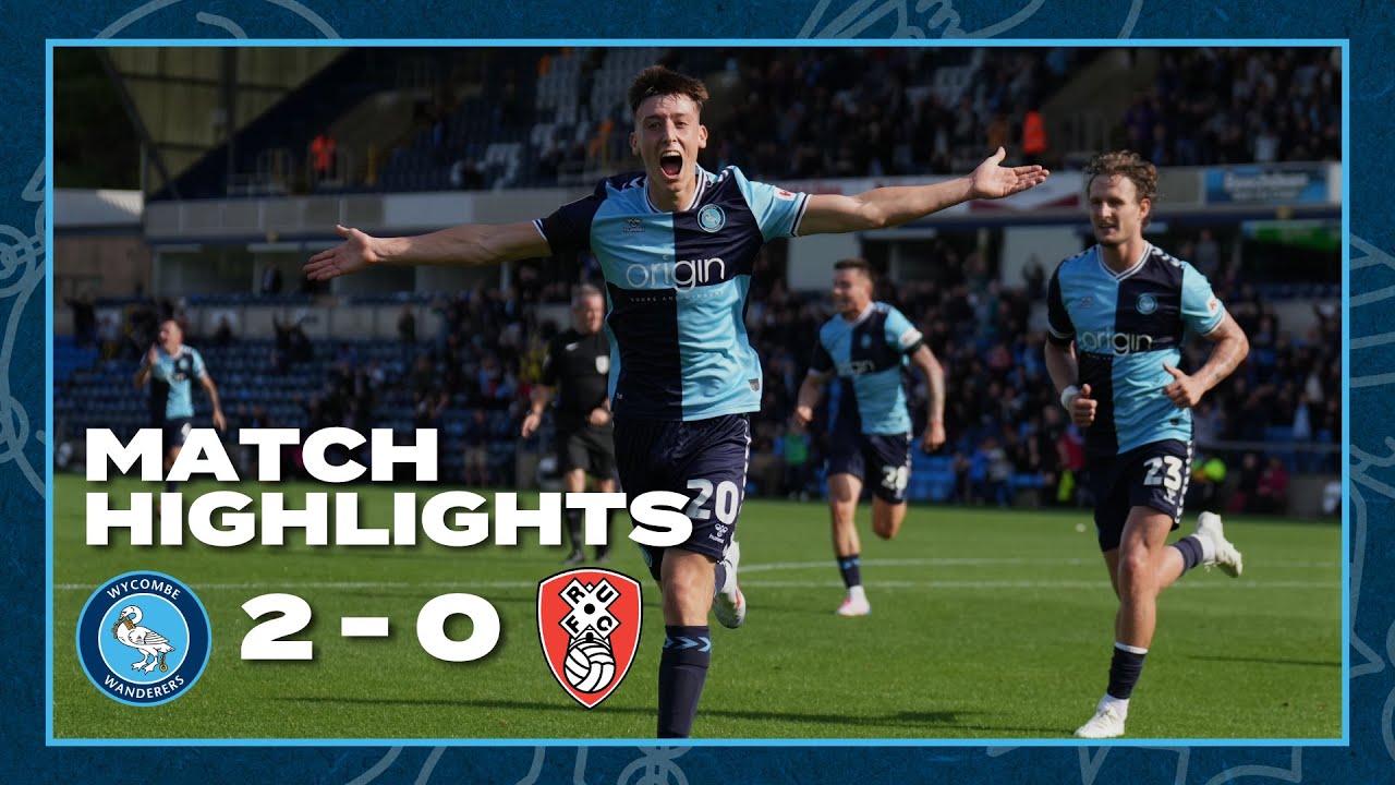 HIGHLIGHTS | Wycombe 2 - 0 Rotherham