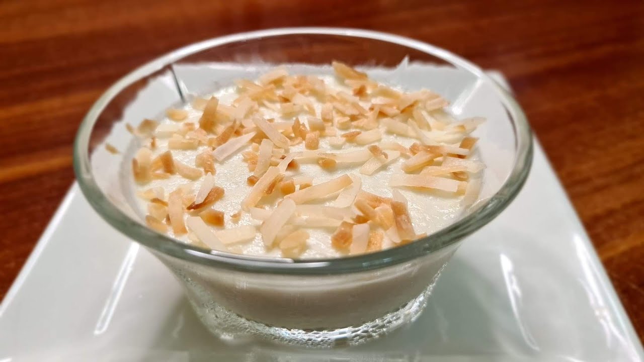KETO COCONUT PUDDING | بودينج جوز الهند الكيتوني | KETO MAJA BLANCA | Keto Dessert | حلاوه كيتو