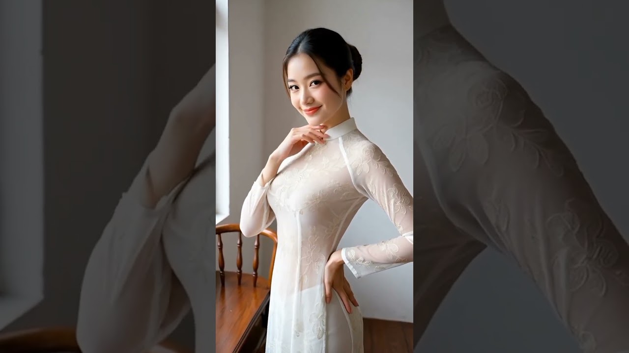 Áo Dài Lụa Lả Lướt #aodai
