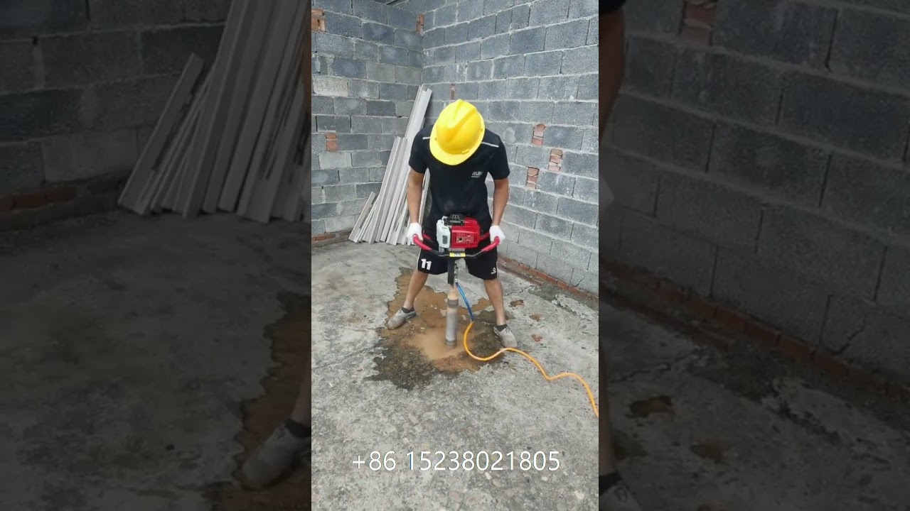 Portable Gasoline Engine Powered Core Drill Rig Backpack Drill Rig