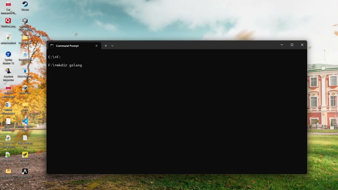 Go Lang Making Directory   Go language tutorial for beginners hindi   golang