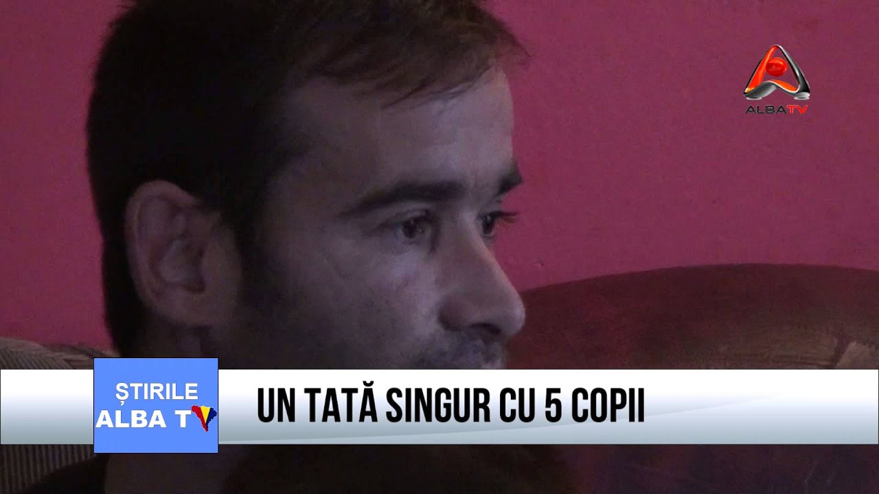 Un tata singur cu 5 copii