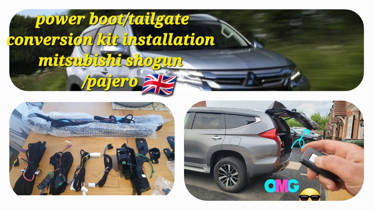 power tailgate/boot installation mitsubishi shogun/pajero/montero sport 🇬🇧