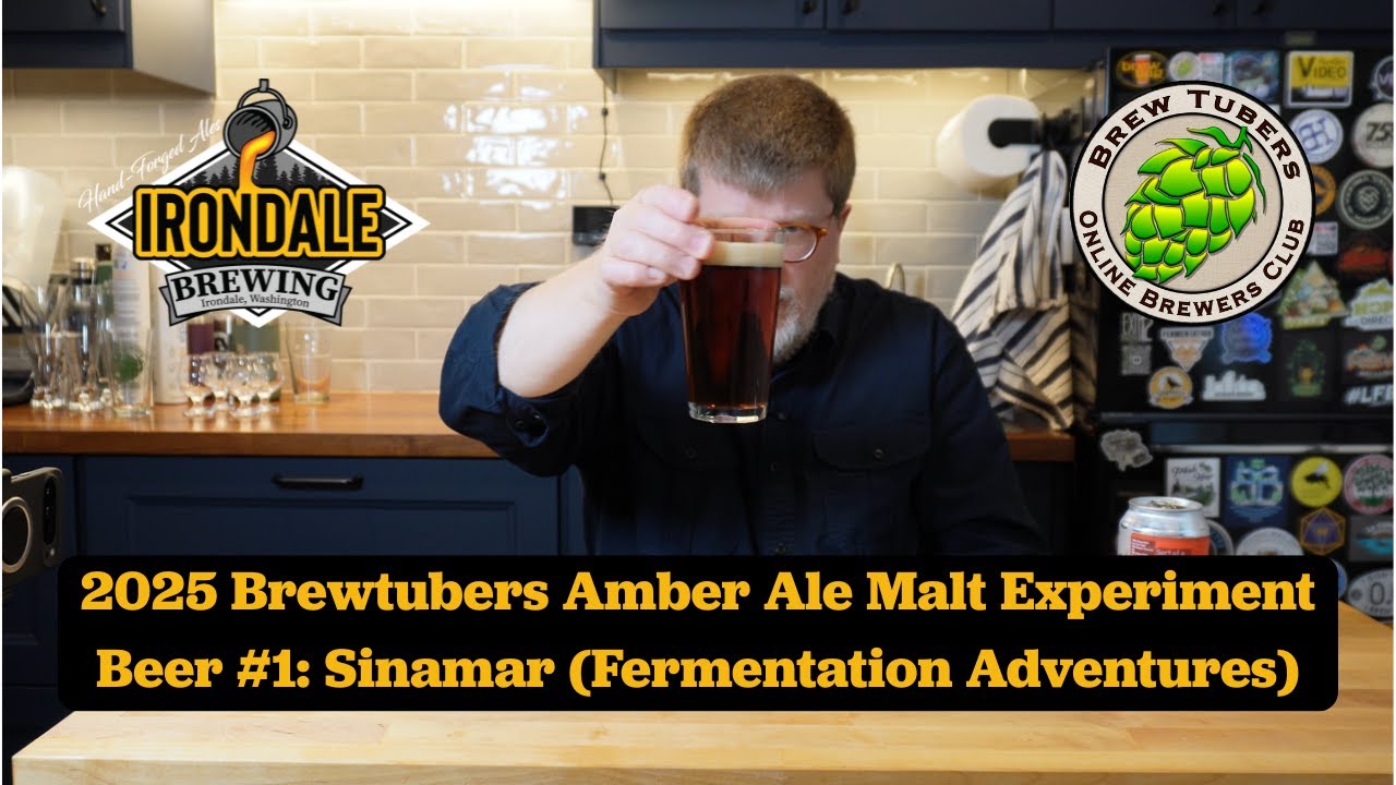 2025 Brewtubers Amber Ale Malt Experiment #1: Sinamar (Fermentation Adventures)