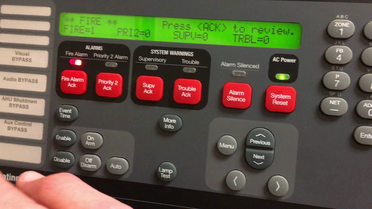 Activation & Silencing of a Simplex 4100ES - Slow Whoop Tone (07/17/2017)