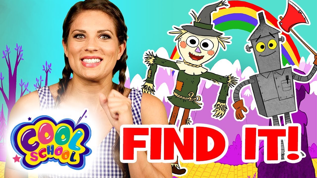 Find Dorothy's Friends!💚Wizard of Oz Story Time with Ms. Booksy | Find It Games | Cartoons for kids