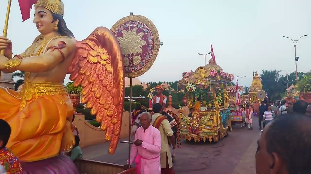 RATH YATRA AT NILKANTH DHAM POICHA, NEAR STATUE OF UNITY,GUJARAT.